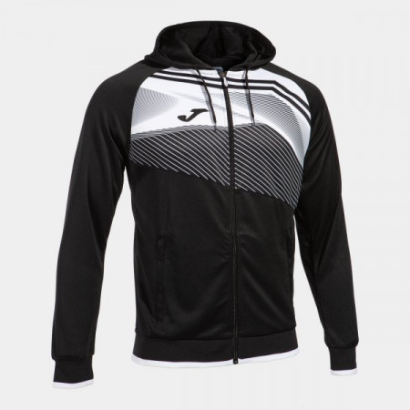 JACKETA CU GLUGA SUPERNOVA II NEGRU-ALB (B)
