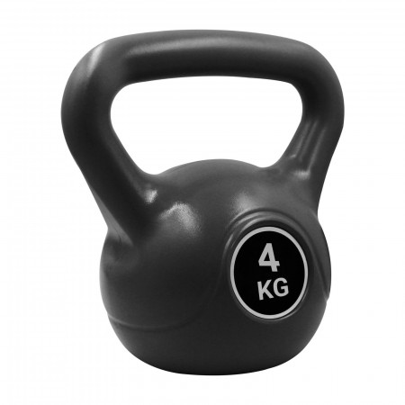 GANTERA KETTLE BELL 4 KG NEGRU