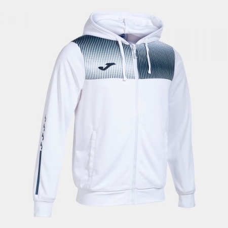 Bluza fermoar lung, barbati, Eco Supernova, Joma, Alb-Bleumarin