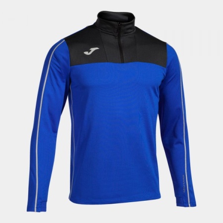 Bluza fermoar scurt, barbati R-Trail Nature, Joma, Albastru-Negru