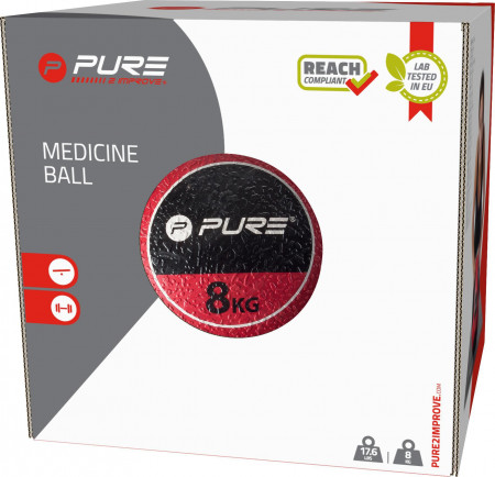 MINGE MEDICINALA 8 KG ROSU-NEGRU