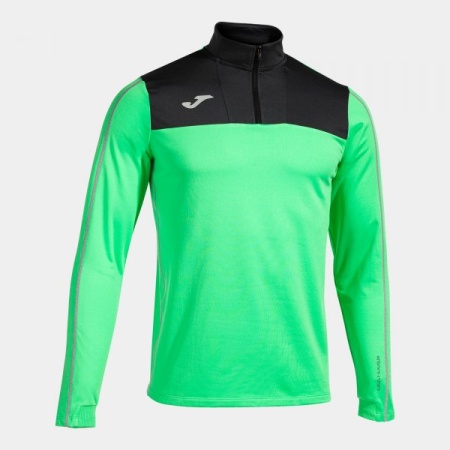 Bluza fermoar scurt, barbati R-Trail Nature, Joma, Verde-Negru