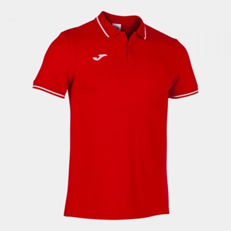 Tricou polo Confort II din bumbac, copii, Joma, Rosu