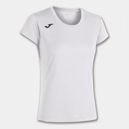 Tricou de dama cu maneci scurte, Record II, Joma, Alb