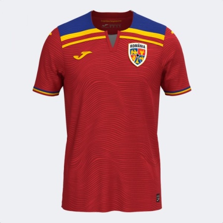 Tricou oficial FRF Romania 2025, Joma, Rosu