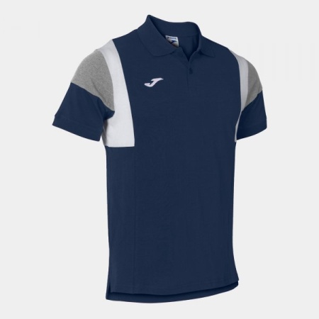 Tricou Polo copii, bumbac, Confort III, Joma, Bleumarin