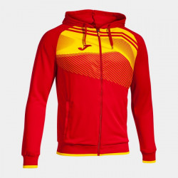 JACKETA CU GLUGA SUPERNOVA II ROSU-GALBEN (C)