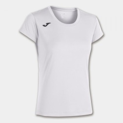 Tricou de dama cu maneci scurte, Record II, Joma, Alb