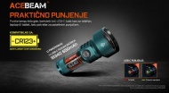 Acebeam E10 2.0 16340 USB-C punjiva baterija 850 mAh