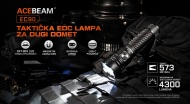 Acebeam EC90 baterijska lampa 4300 lumena i dometa 573 metra