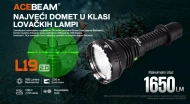 Acebeam L19 2.0 lovački set – lampa 1650 lumena