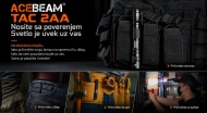 Acebeam TAC 2AA Tactical i Daily režimi rada