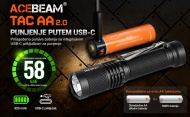 Acebeam TAC AA 2.0 sa 14500 USB-C punjivom baterijom