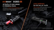 Acebeam X20-R dve zamenljive 18650 baterije