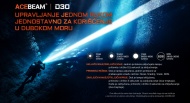 Acebeam D30 koncentrisan svetlosni snop za podvodno osvetljenje