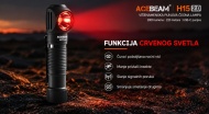 Acebeam H15 2.0 čeona lampa sa crvenim svetlom