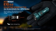 Acebeam E10 2.0 kompaktne dimenzije za svakodnevno nošenje