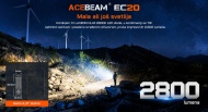 Acebeam EC20 svetlosni snop snage 2800 lumena