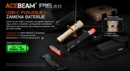 Acebeam P16 2.0 18650 punjiva baterija 3000 mAh
