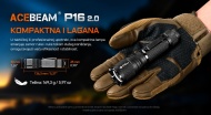 Acebeam P16 2.0 kompaktne dimenzije i konstrukcija