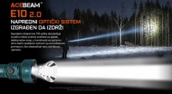 Acebeam E10 2.0 TIR optika i koncentrisan svetlosni snop