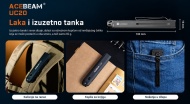 Acebeam UC20 tanka i kompaktna baterijska lampa za nošenje