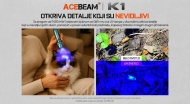 ACEBEAM K1 UV lampa 365 nm za otkrivanje detalja