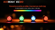 Acebeam EC20 pomoćno crveno zeleno i plavo svetlo