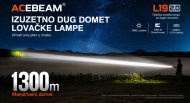 Acebeam L19 2.0 svetlosni snop dometa do 1300 metara