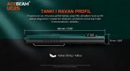 Acebeam UC25 tanak i ravan profil EDC lampe