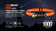 Acebeam H16 čeona lampa sa dometom do 105 metara