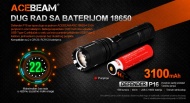 Acebeam P16 Defender 18650 USB-C punjiva baterija