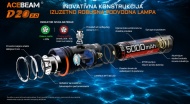 Acebeam D20 2.0 konstrukcija ronilačke lampe otporna na pritisak