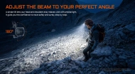 Acebeam H18 – nagib lampe do 180°