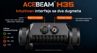 Acebeam H35 dva prekidača za upravljanje režimima rada
