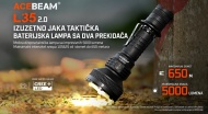 Acebeam L35 2.0 lampa 5000 lumena i dometa 650 metara