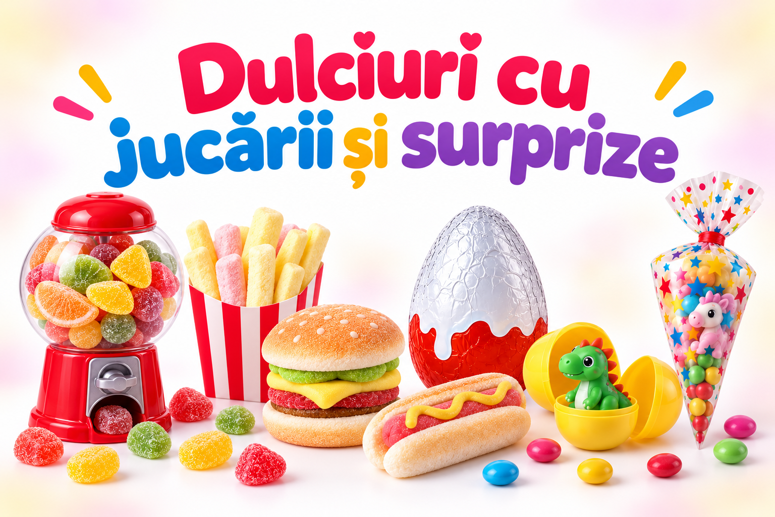 Dulciuri cu jucării și surprize – idei pentru cadouri și petreceri