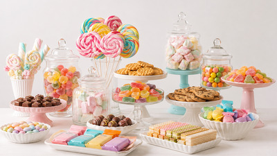 Cum alegi dulciurile potrivite pentru candy bar: idei, cantități și sortimente