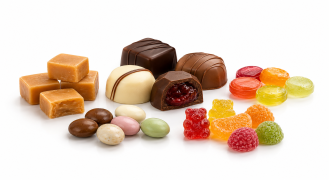 Bomboane, Praline, Caramele și Jeleuri