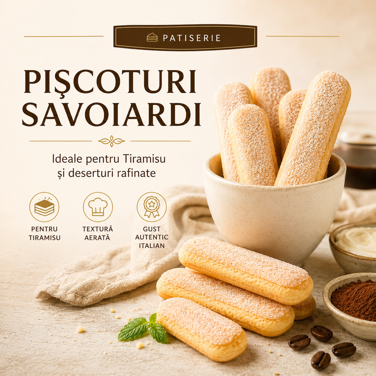 Pișcoturi Savoiardi