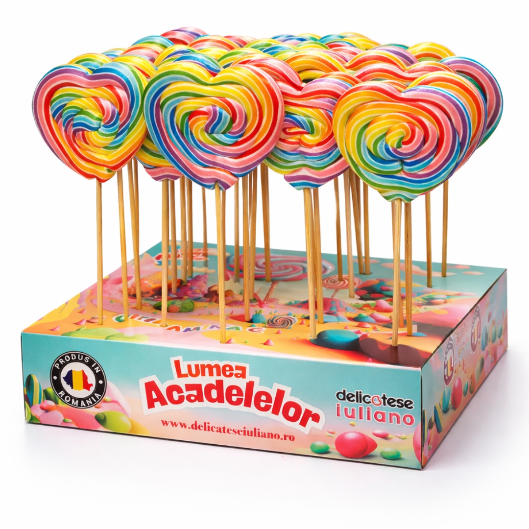 Acadele Inima Curcubeu, IULIANO, 40 X 35 g
