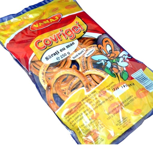 VANAJ Covrigei cu sare si mac 14 X 250 g
