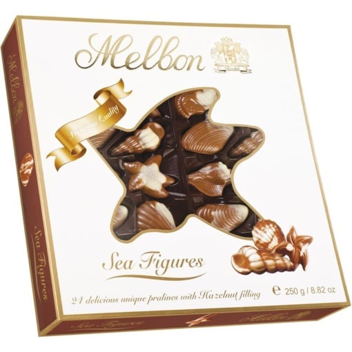 MELBON Praline Fructe de mare cu crema de alune 250 g