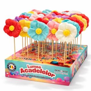 Acadele Floare SWEEBO, 35g X 40 buc/set