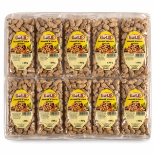 Bax 10 pungi Arahide in coaja pastai GOLD, prajite si sarate, 200 g - Img 2