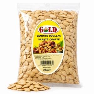 Bax 10 pungi Seminte Dovleac GOLD, prajite si sarate, 200 g