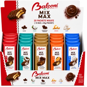 BAX Mixat Prajituri Glazurate MIX MAX BALCONI – 20 Pachete X 350g (10 Prajituri X 35g/pachet) - Img 2