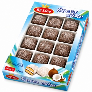 BG LINE Mini Prăjitură cu Cocos 280G - Img 3
