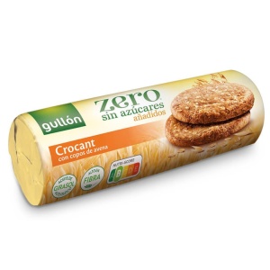 Biscuiți GULLON Crocanți cu Făină Integrală și Fulgi de Ovăz FĂRĂ ZAHĂR Adăugat 280 g (16/bax) - Img 3