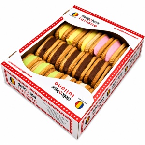 Biscuiti IULIANO, crema asortata, 700 g